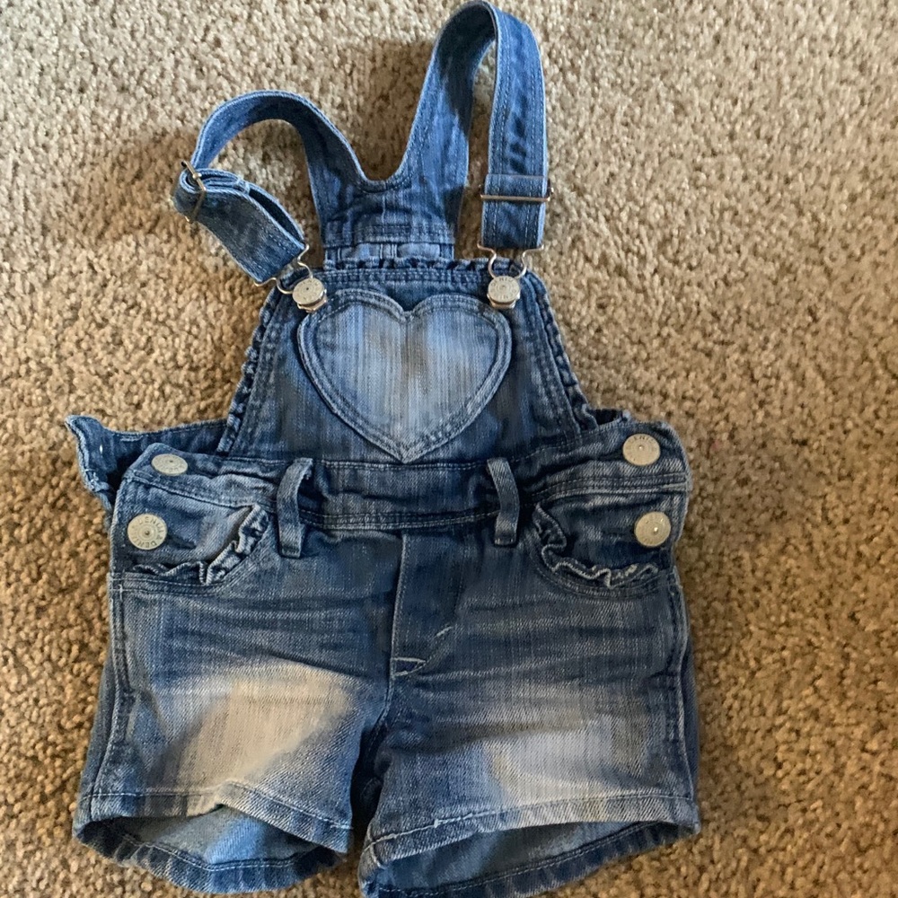 2T denim overalls